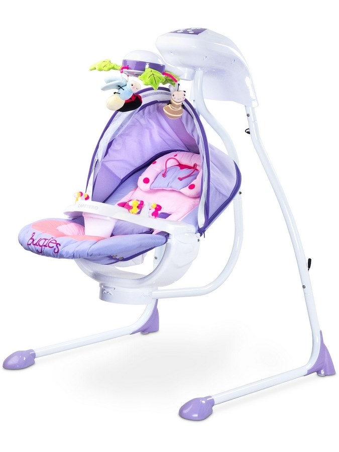 Detská hojdačka CARETERO Bugies purple