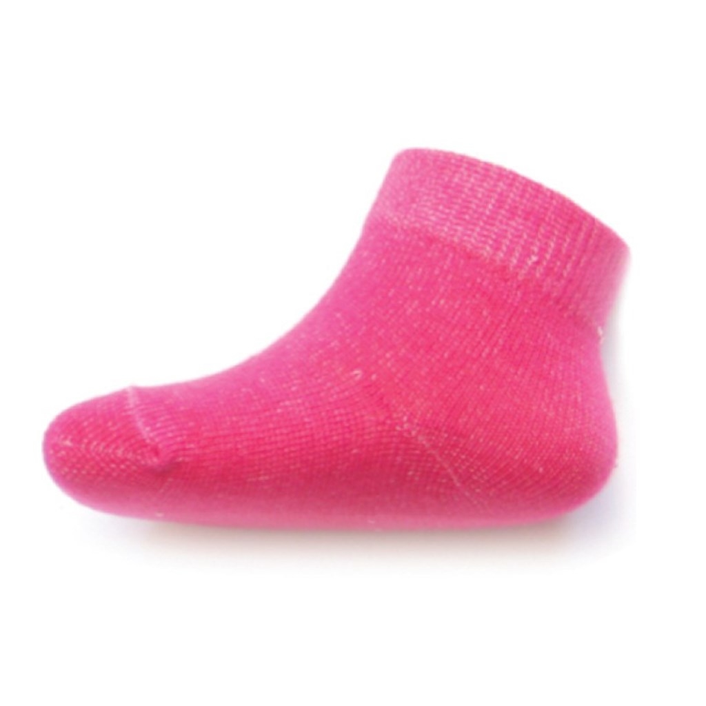 Dojčenské bavlnené ponožky New Baby ružové 56 (0-3m)