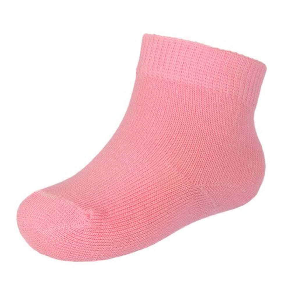 Dojčenské bavlnené ponožky New Baby ružové 74 (6-9m)