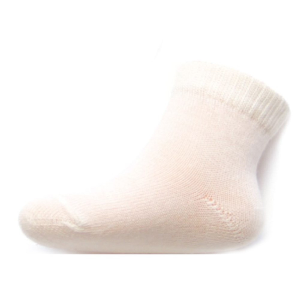 Dojčenské bavlnené ponožky New Baby biele 56 (0-3m)