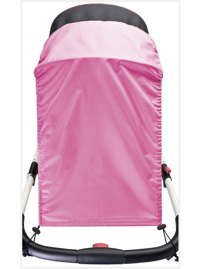 Slnečná clona na kočík CARETERO pink