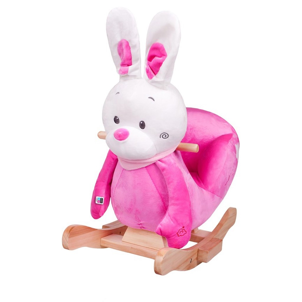 Hojdacia hračka s melódiou PlayTo králiček ružová