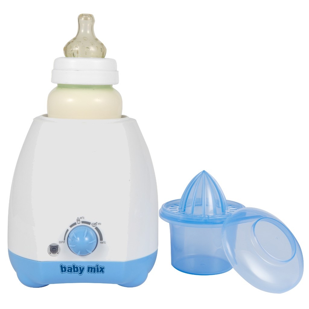 Elektrický ohrievač fliaš a detskej stravy s príslušenstvom Baby Mix modrý