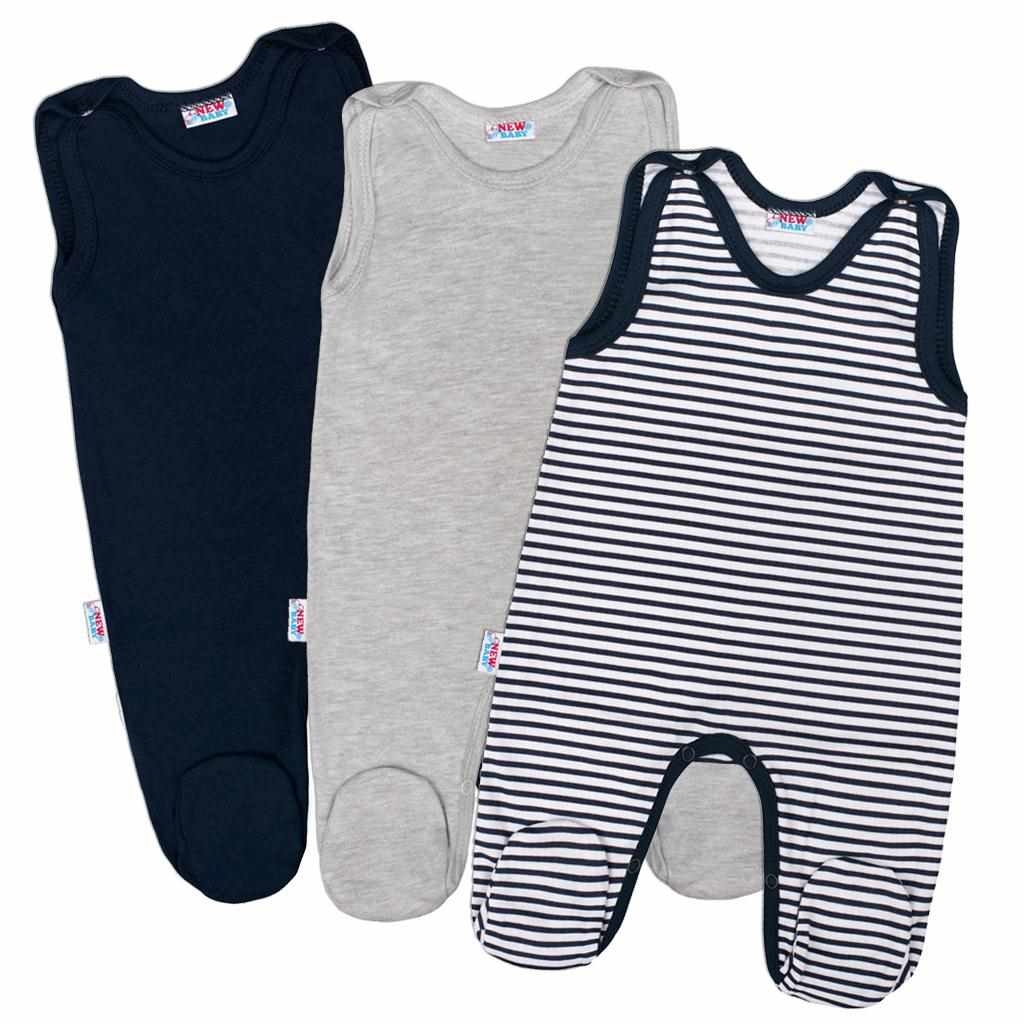 Dojčenské dupačky New Baby Classic II Chlapec 3ks 68 (4-6m)
