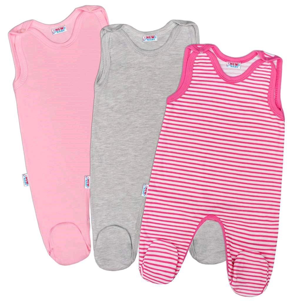 Dojčenské dupačky New Baby Classic II Dievča 3ks 50