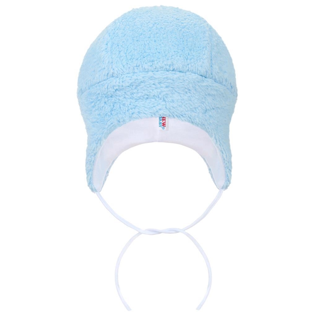 Zimná čiapočka New Baby Nice Bear modrá 56 (0-3m)