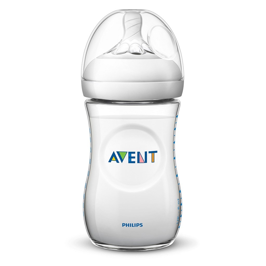 Dojčenská fľaša Avent Natural transparentná 260 ml