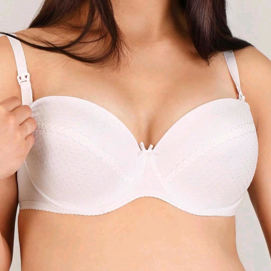 Polovystužená dojčiaca podprsenka New Baby Eva 85E biela 85E