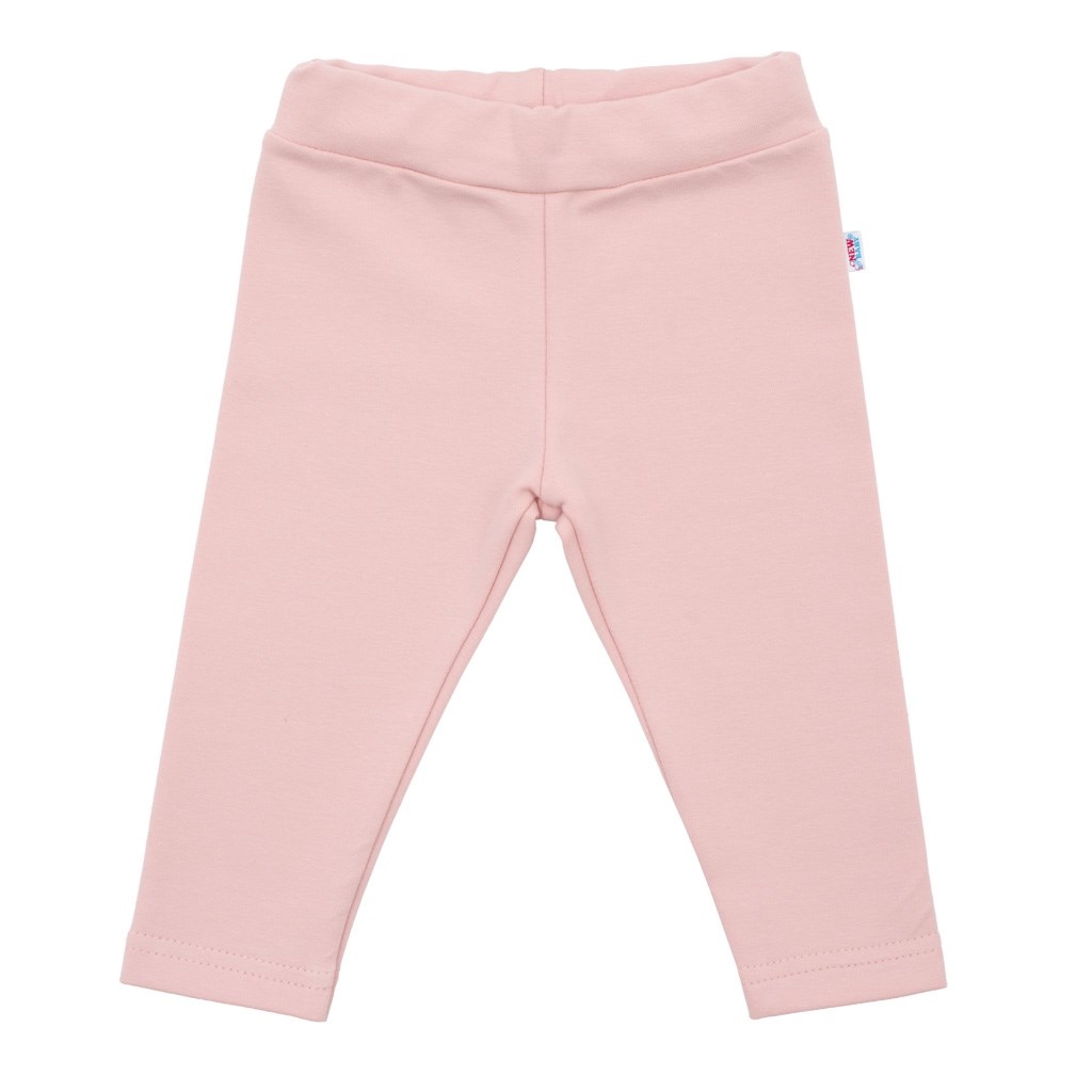 Dojčenské bavlnené legíny New Baby Leggings svetlo ružové 92 (18-24m)