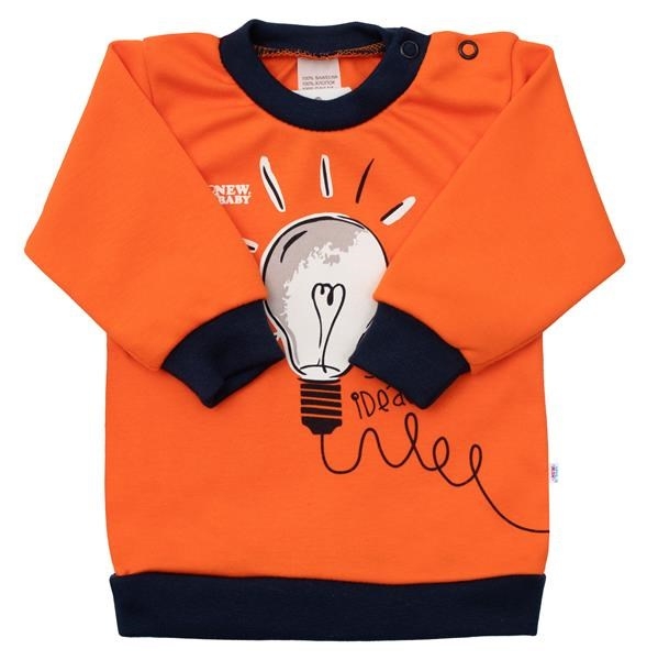 Dojčenské bavlnené tričko New Baby Happy Bulbs 80 (9-12m)