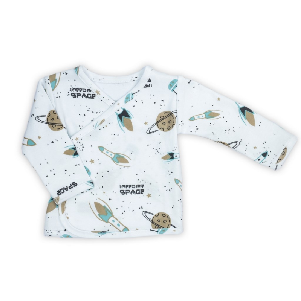 Dojčenská bavlněná košilka Nicol Star 62 (3-6m)