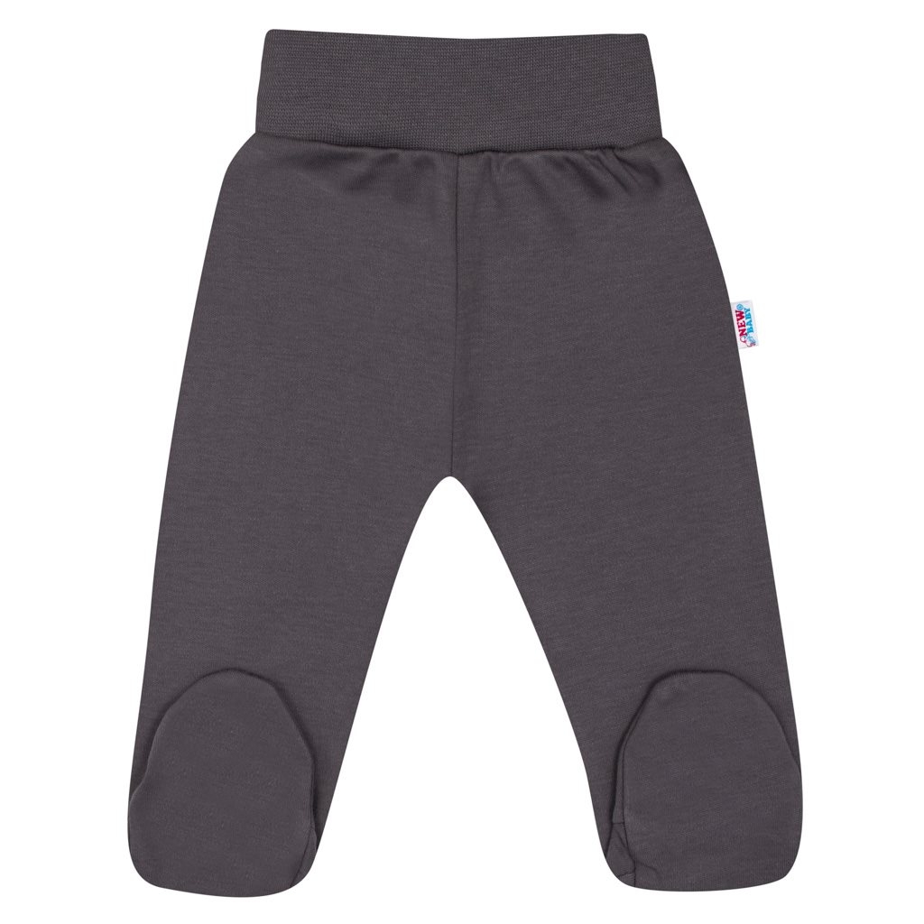 Dojčenské polodupačky New Baby Classic II tmavo sivé 86 (12-18m)