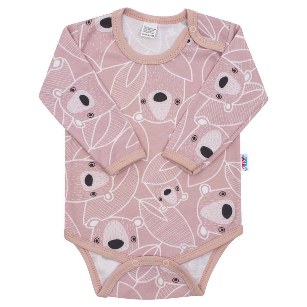 Dojčenské body New Baby BuBu ružové 80 (9-12m)
