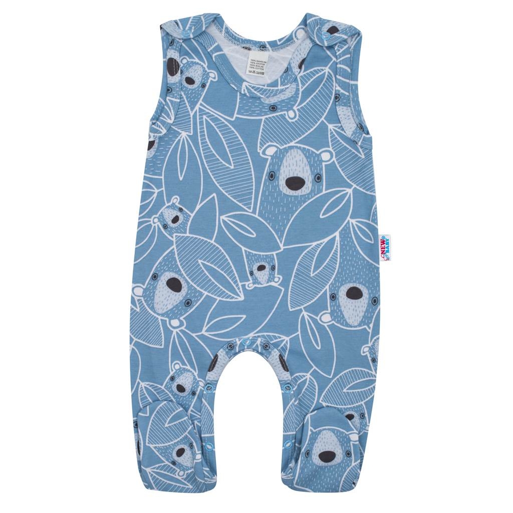 Dojčenské dupačky New Baby BuBu modré 62 (3-6m)