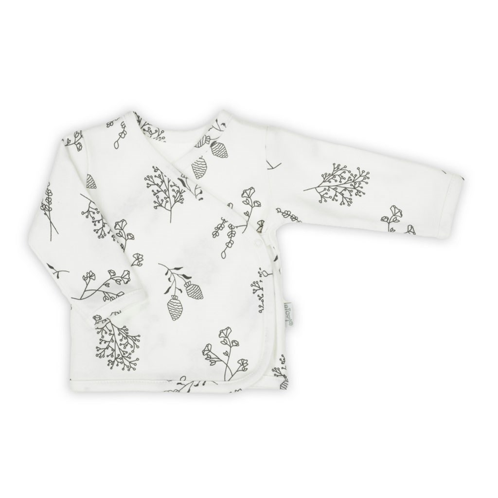 Dojčenská bavlněná košilka Nicol Ella biela 56 (0-3m)