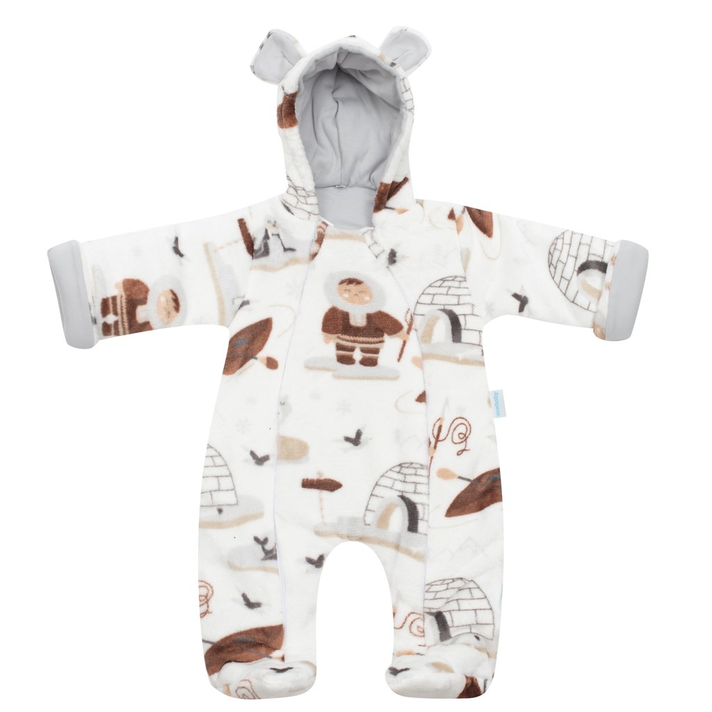 Dojčenský Wellsoft zimný overal New Baby Eskimo 56 (0-3m)