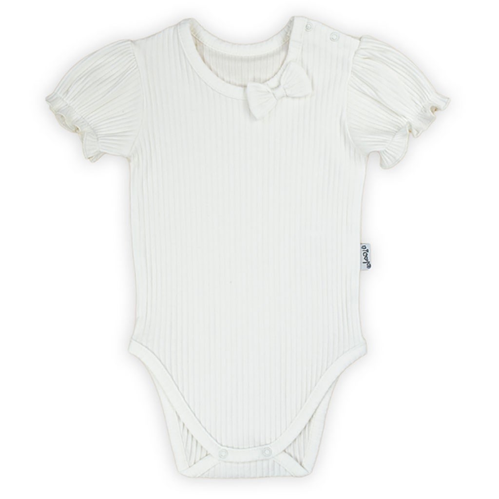 Dojčenské bavlnené body s krátkym rukávom Nicol Lea 68 (4-6m)
