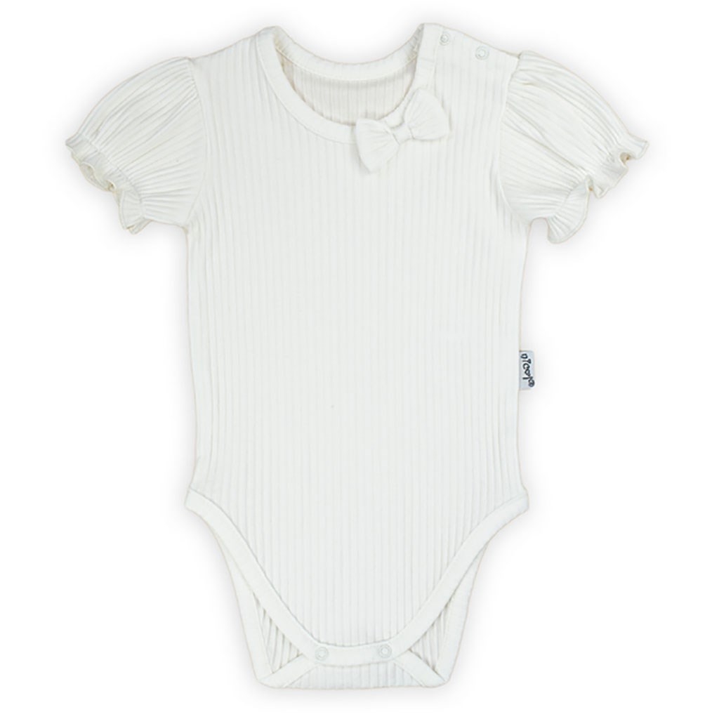 Dojčenské bavlnené body s krátkym rukávom Nicol Lea 80 (9-12m)