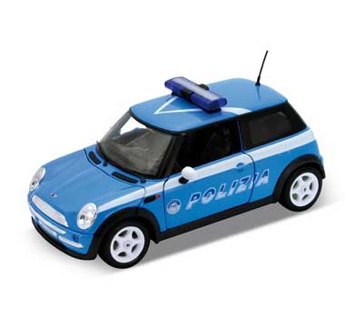 1:24 Mini Cooper Police
