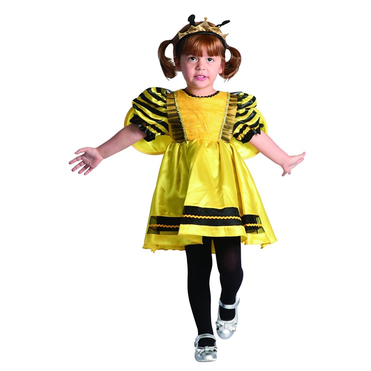 Šaty na karneval - Včielka, 80 - 92 cm