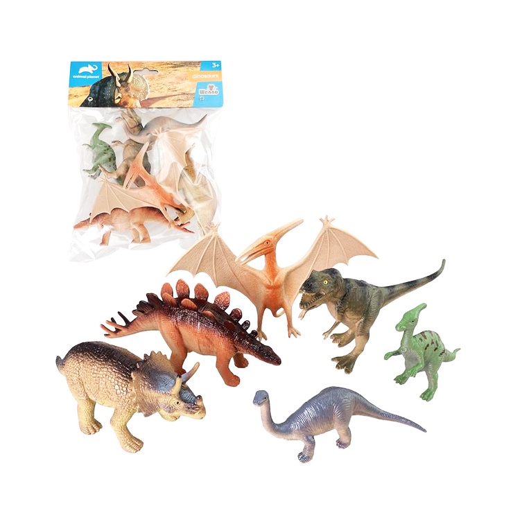 Zvieratká dinosaury -  6 ks v balení