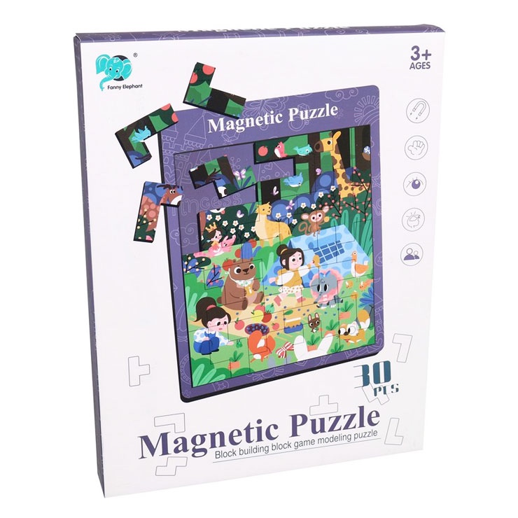 Puzzle magnetické Les 30 ks