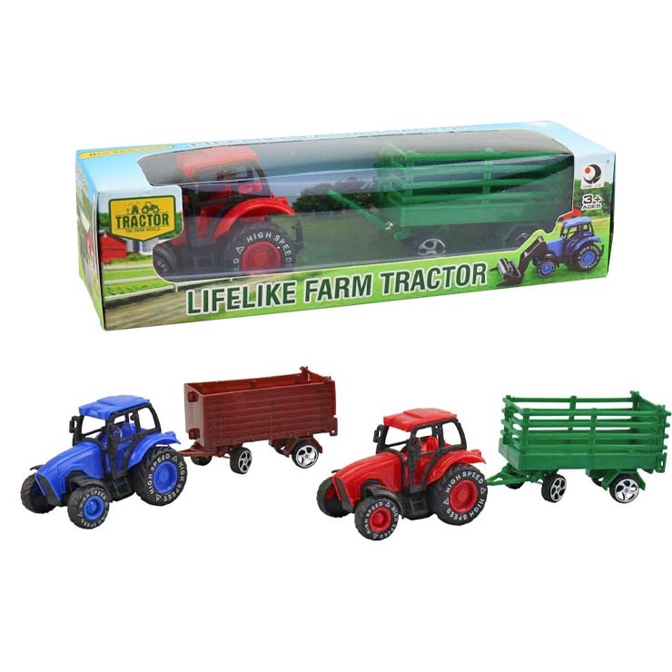Traktor s vlečkou