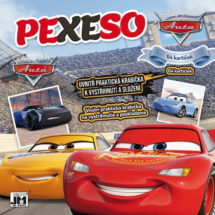 Pexeso Autá Cars Disney