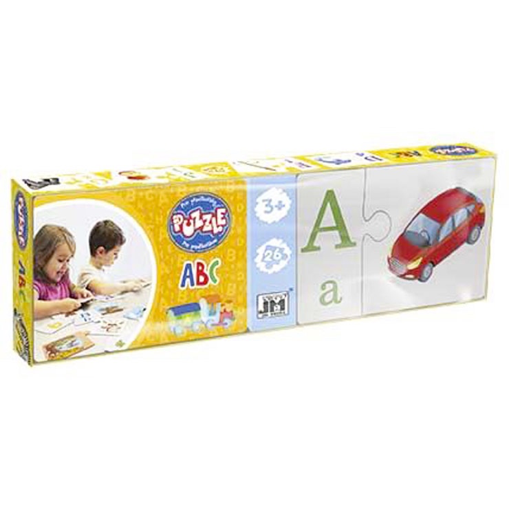 Puzzle pre predškolákov Abeceda