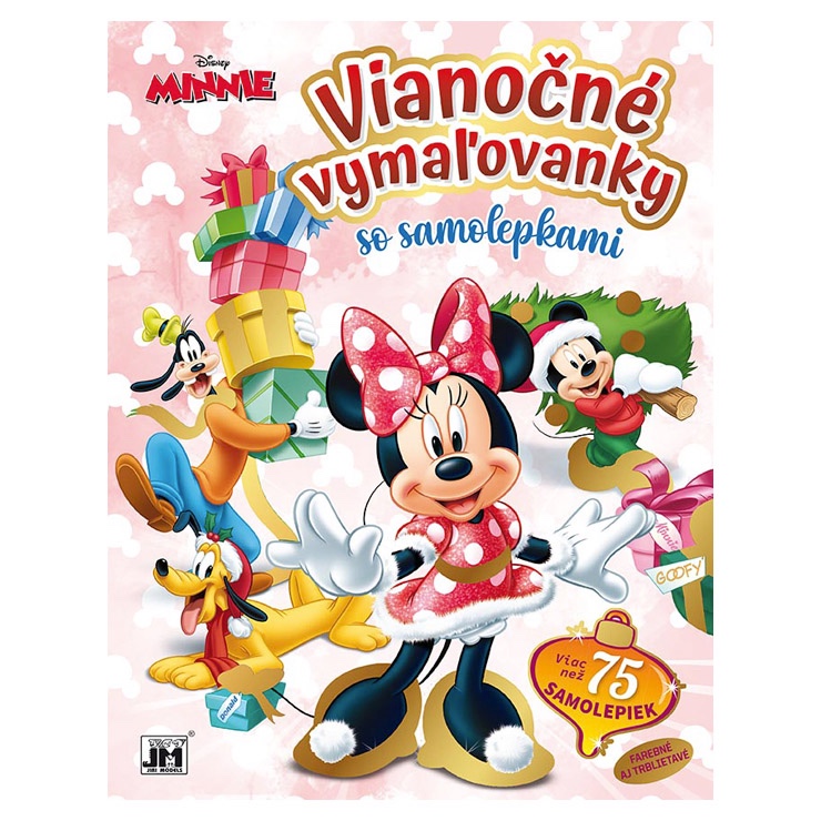Vianočné omaľovánky Minnie