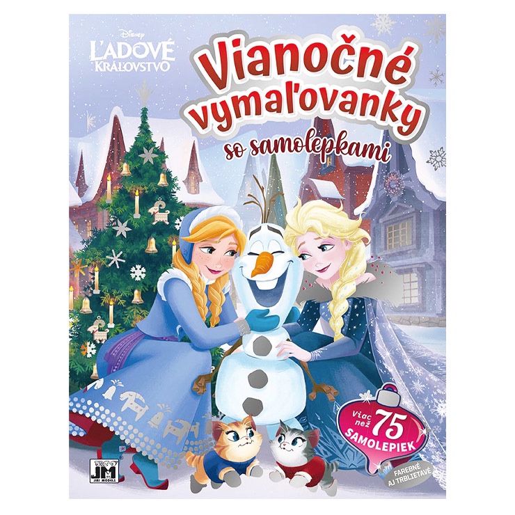 Vianočné omaľovánky Ľadové kráľovstvo