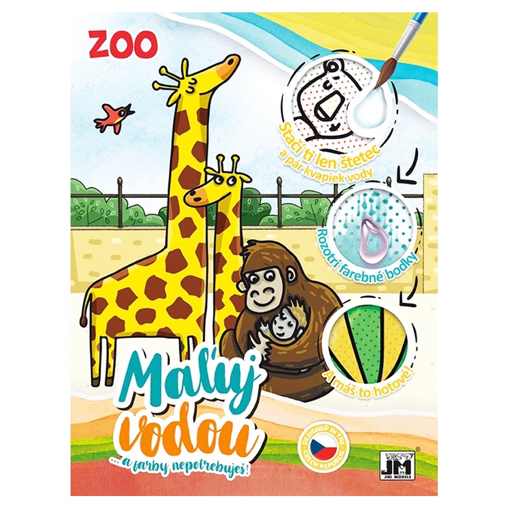 MAXI Vodová omaľovánka ZOO