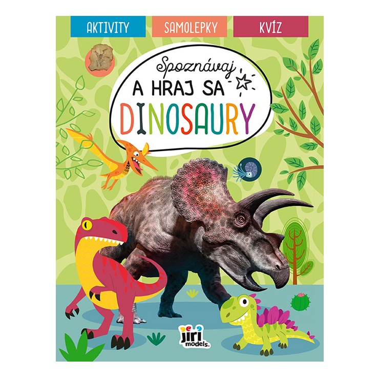 Samolepky, Spoznávaj a hraj sa - Dinosaury