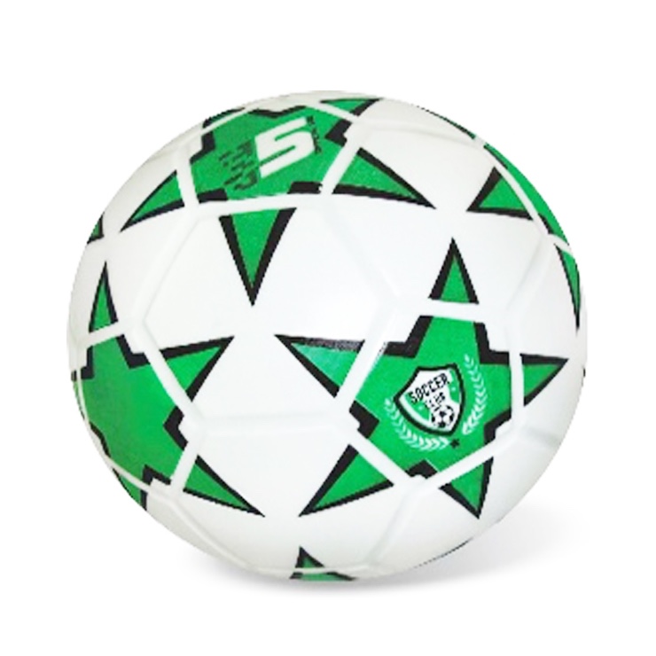 Futbalová lopta - zelená hviezda