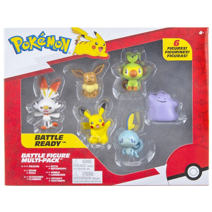 Pokémon sada 6 figúrok