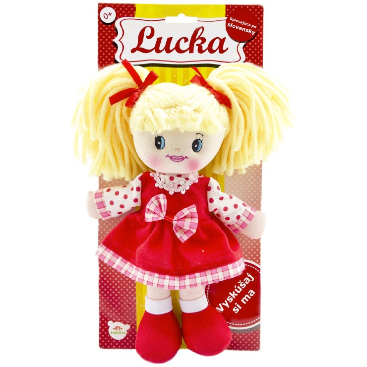 Lucka Slovensky spievajúca bábika