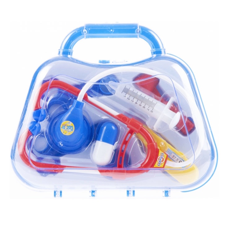 Lekárska súprava modrá v kufríku