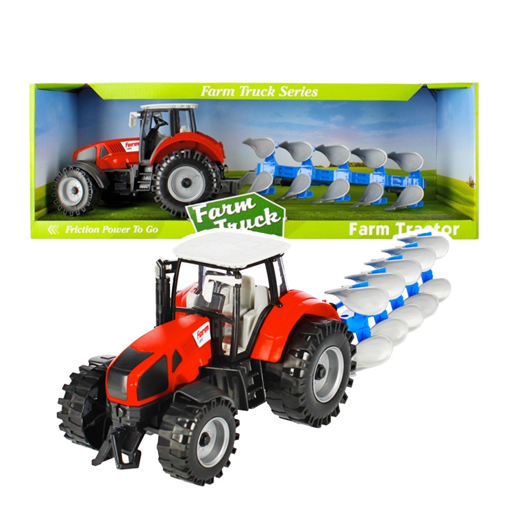 Traktor s doplnkami - pull back