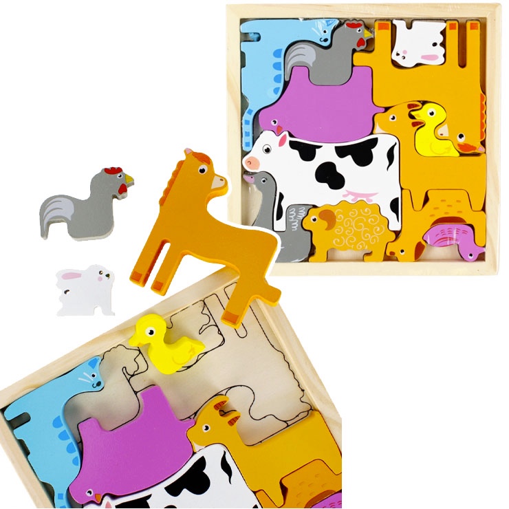 Puzzle skladačka Zvieratká