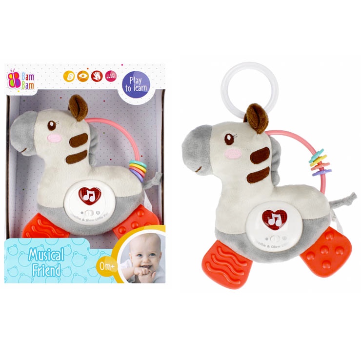 Hudobná Zebra kusátko 4v1