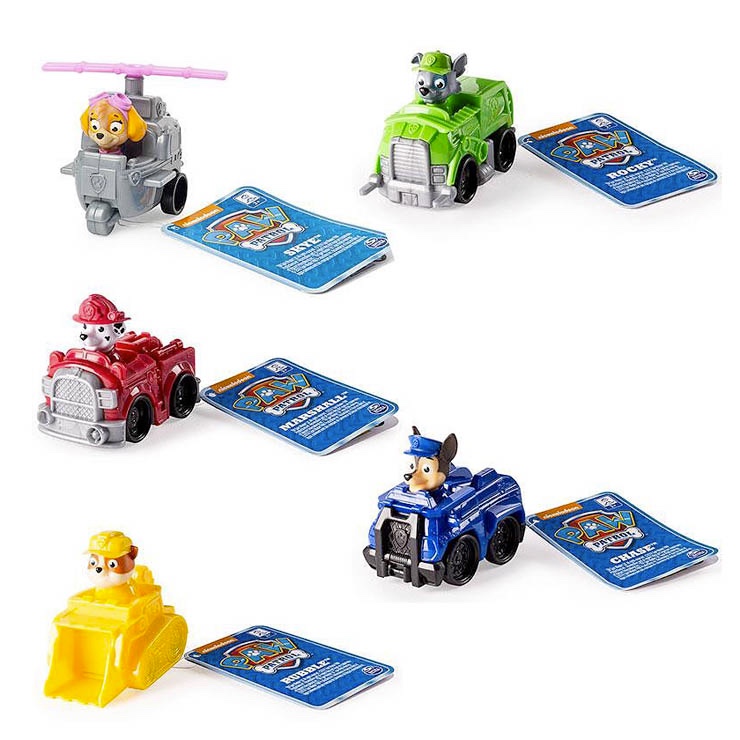 Malé autíčka s postavičkou Paw Patrol