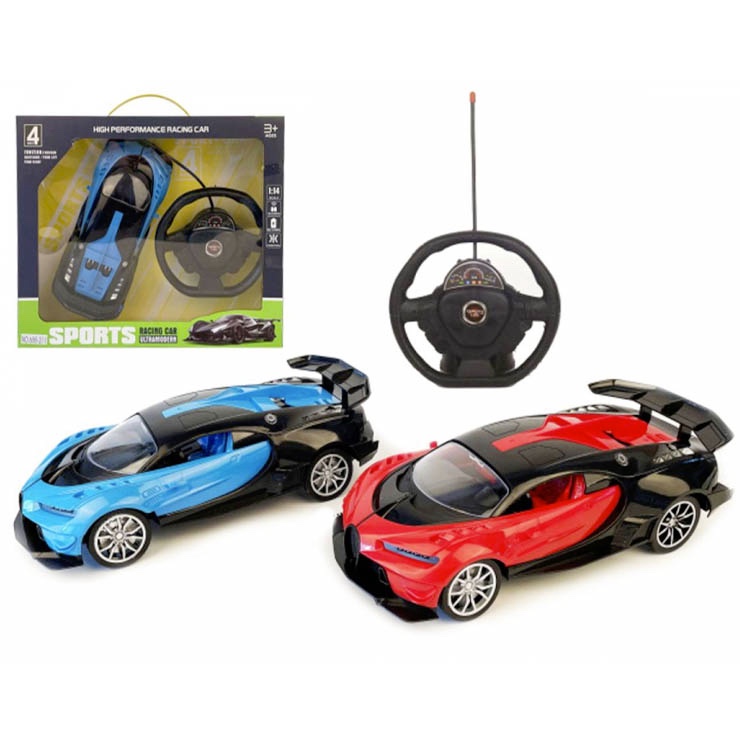 Auto na diaľkové ovládanie so svetlom
