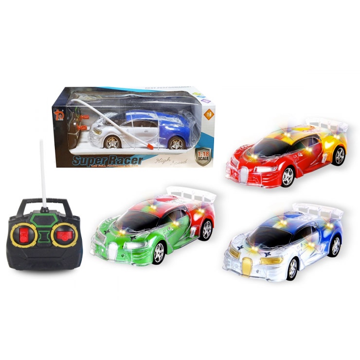 RC Pretekárske auto so svetlom