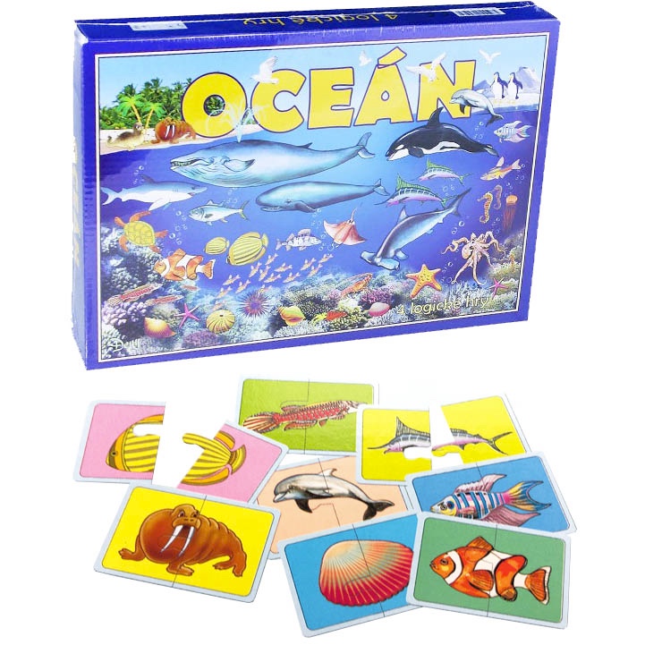 Detská hra OCEÁN  4 logické hry.